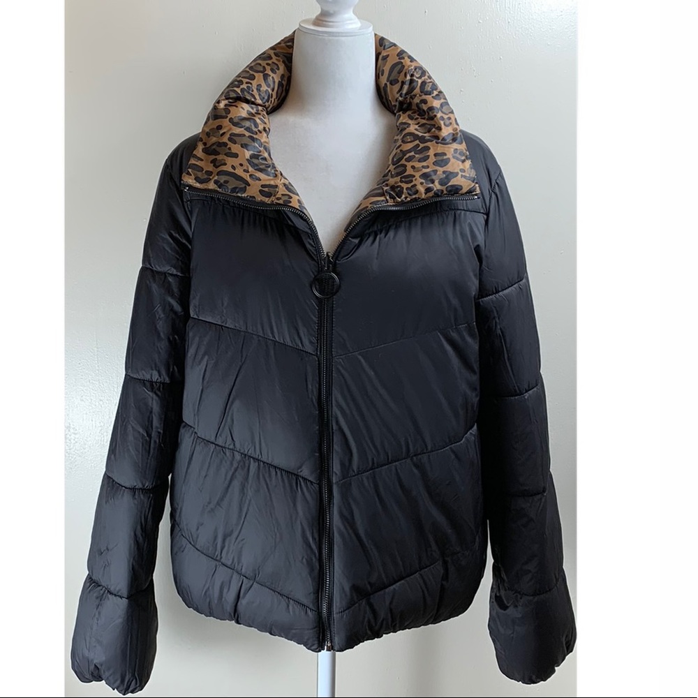 DKNY Large Reversible Puff Jacket Coat